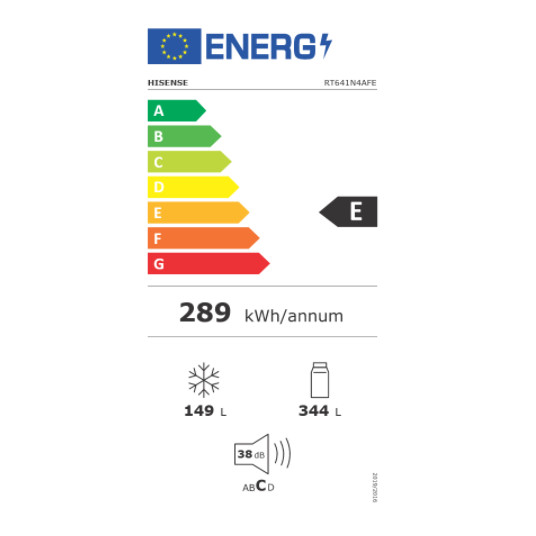 Ledusskapis HISENSE RT641N4AFE