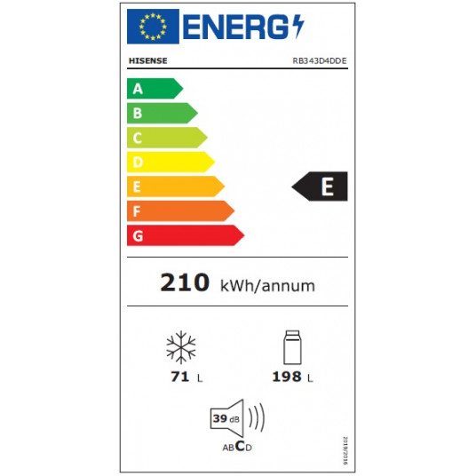 Ledusskapis HISENSE RB343D4DDE