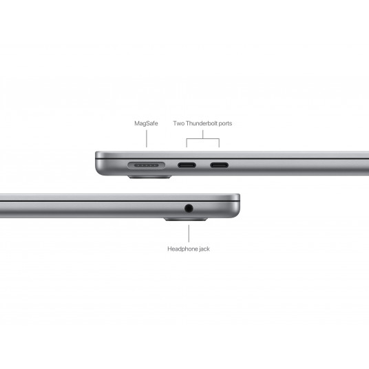 Portatīvais dators MacBook Air 13" Apple M3 8C CPU 10C GPU/16GB/512GB SSD/Space Grey/SWE MXCR3KS/A