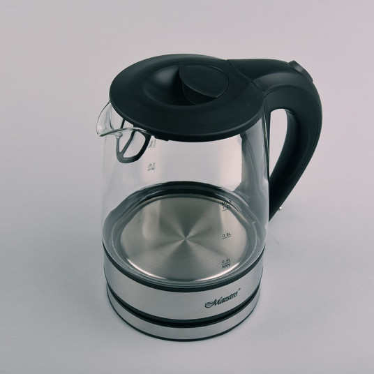 Feel-Maestro MR062 elektriskā tējkanna 1,2 L melna, caurspīdīga 1630 W