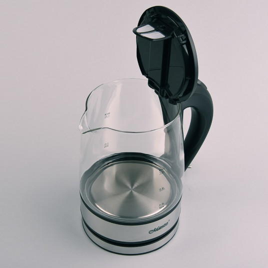 Feel-Maestro MR062 elektriskā tējkanna 1,2 L melna, caurspīdīga 1630 W