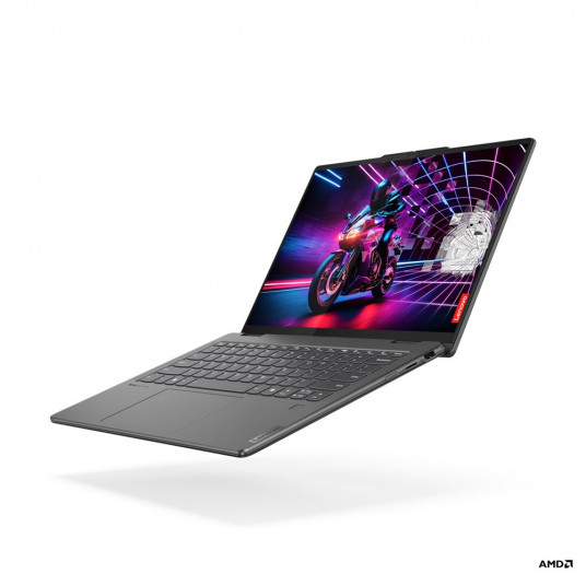 Klēpjdators Lenovo Yoga 7 2-in-1 14AHP9 Ryzen 7 8840HS 14" WUXGA OLED 400nits spīdīgs 16GB LPDDR5x-6400 SSD512 Radeon 760M grafika Win11 Storm Grey