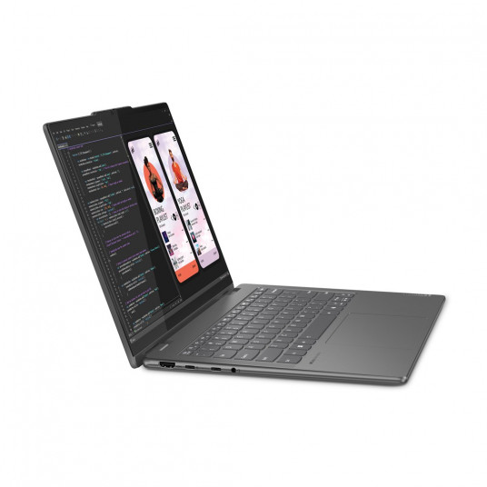 Lenovo Yoga 7 2-in-1 14AHP9 Ryzen 5 8640HS 14" WUXGA OLED 400nits spīdīgs 16GB LPDDR5x-6400 SSD512 Radeon 760M grafika Win11 Storm Grey