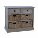 Skapis ar grozu atvilktnēm KENT 76x33xH66cm