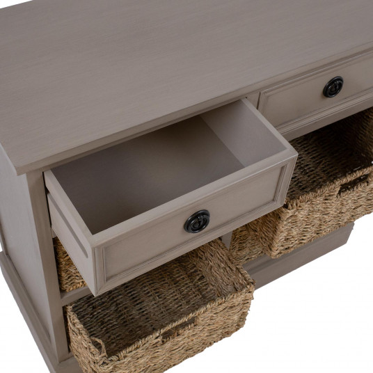 Skapis ar grozu atvilktnēm KENT 76x33xH66cm