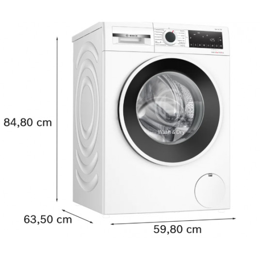 Veļas mašīna ar žāvētāju Bosch WNG2540LSN