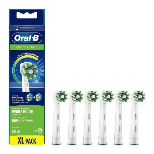 Oral-B EB50-6 elektriskās zobu birstes rezerves galviņa 6 gab.
