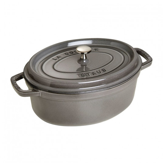 ZWILLING STAUB LA COCOTTE 4,2 L ovāli čuguna trauki cepeškrāsnī