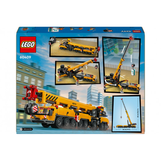 LEGO® 60409 City Yellow mobilais celtniecības celtnis