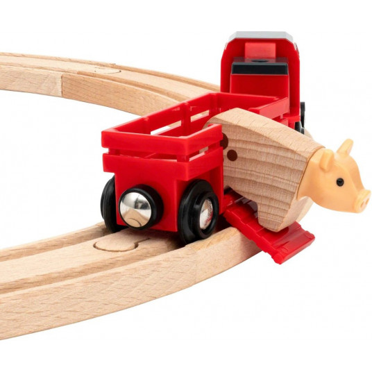 BRIO vilcienu komplekts Dzīvnieku Ferma, 33984