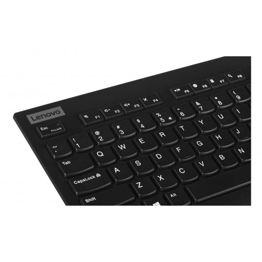 Lenovo 4Y41B69357 tastatūra USB QWERTY angļu (ASV) melna