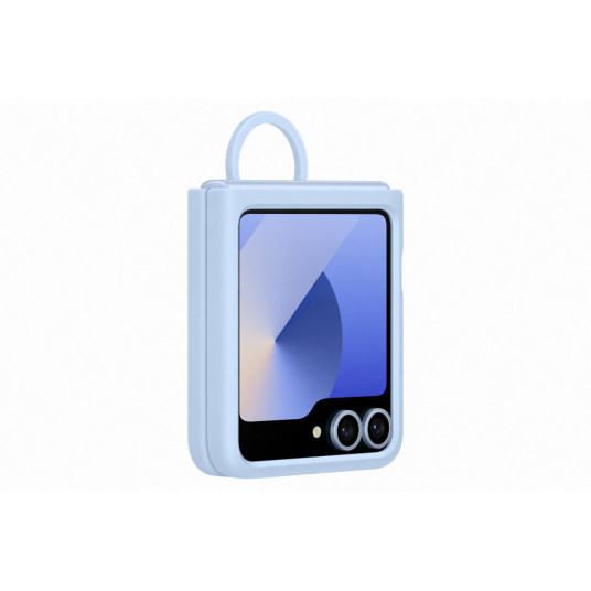 Samsung Galaxy Z Flip6 silikona korpuss -siliconises, sininen