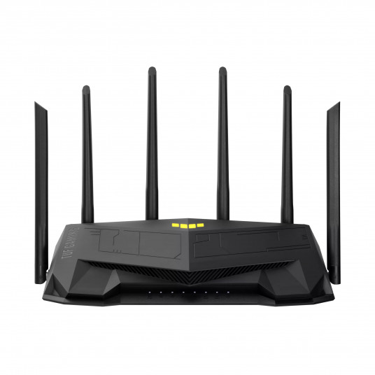 Asus Wireless Wifi 6 Dual Band Gaming Router TUF-AX6000 802.11ax, 1148+4804 Mbit/s, 10/100/1000 Mbit/s, Ethernet LAN (RJ-45) porti 5, Antenas veids Ārējā