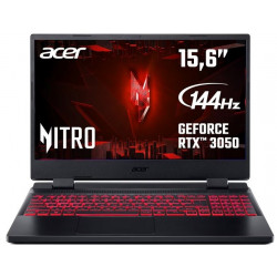 Acer Notebook Gaming Nitro 5 AN515-58-72EP i7-12650H/15.6FHD IPS 144Hz/16GB/512GB/RTX 3050 4GB/NoOS/Black