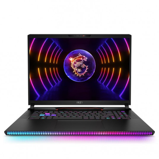 MSI Gaming RAIDER GE78HX 13VH-254NL laptop Intel Core i9 i9-13950HX 43.2 cm (17") Quad HD+ 32 GB DDR5-SDRAM 2 TB SSD NVIDIA GeForce RTX 4080 Wi-Fi 6E (802.11ax) Windows 11 Black