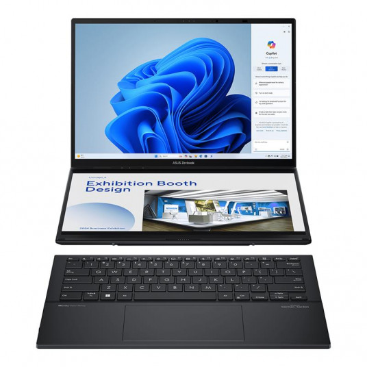 Īpaši ASUS Zenbook Duo OLED, W11P, Inkwell Grey, ENG