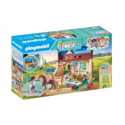 Mīnusi Playmobil jāšanas terapija un veterinārā prakse 71352