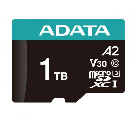Micro SD PremierPro 1TB UHS1 U3 V30 100/85 MB/s + adapteris