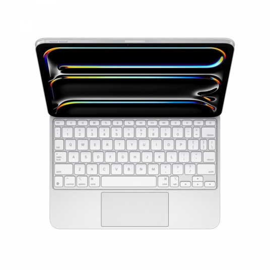 Magic Keyboard iPad Pro 11 collu (M4) - angļu (ASV) - balta