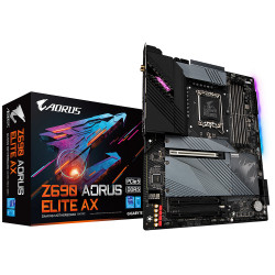 Gigabyte Z690 AORUS ELITE AX 1.0 M/B Processor family Intel, Processor socket LGA1700, DDR5 DIMM, Memory slots 4, Supported hard disk drive interfaces 	SATA, M.2, Number of SATA connectors 6, Chipset Intel Z690 Express, ATX