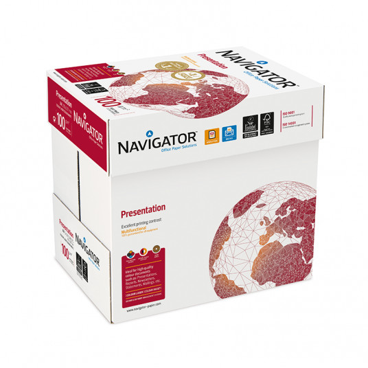 Biroja papīrs NAVIGATORS PREZENTĀCIJA, A4, 100 g/m2, 500 loksnes, pak.