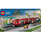 LEGO® 60423 City PILSĒTAS TRAMVAJS UN STACIJA