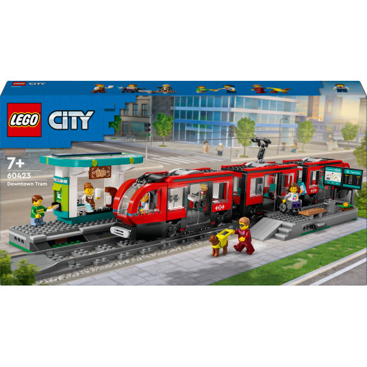 LEGO® 60423 City PILSĒTAS TRAMVAJS UN STACIJA