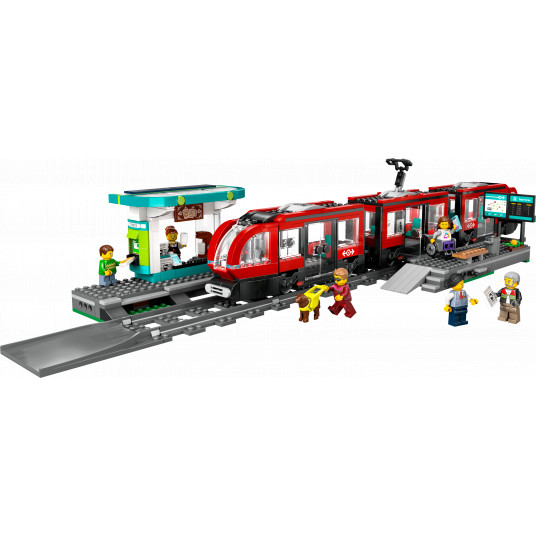 LEGO® 60423 City PILSĒTAS TRAMVAJS UN STACIJA