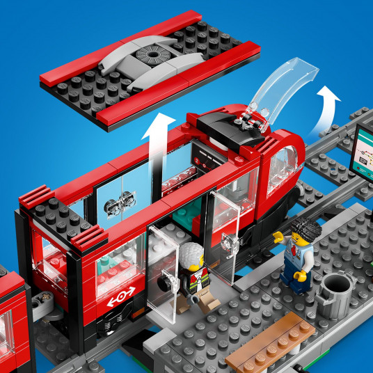 LEGO® 60423 City PILSĒTAS TRAMVAJS UN STACIJA