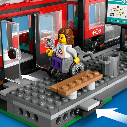 LEGO® 60423 City PILSĒTAS TRAMVAJS UN STACIJA