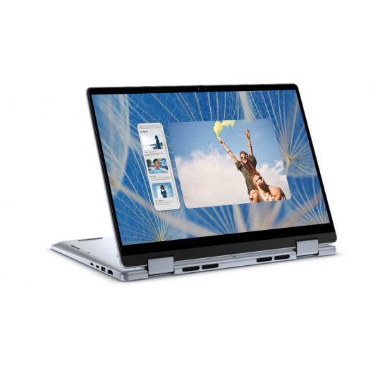 Inspiron 14 2in1 | Ice Blue | 14 " | WVA | Skārienjūtīgais ekrāns | FHD+ | 1920 x 1200 pikseļi | Intel Core 5 | 120U | 8 GB | 8 GB | SSD 512 GB | Intel Graphics | Windows 11 Pro | 802.11ax | Tastatūras valoda angļu | Tastatūras apgaismojums | Garantija 36