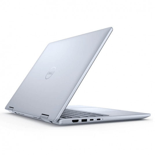 Inspiron 14 2in1 | Ice Blue | 14 " | WVA | Skārienjūtīgais ekrāns | FHD+ | 1920 x 1200 pikseļi | Intel Core 7 | 150U | 16 GB | DDR5 | SSD 1000 GB | Intel Graphics | Windows 11 Pro | Windows 11 Pro | 802.11ax | Tastatūras valoda angļu | Tastatūras aizmugur