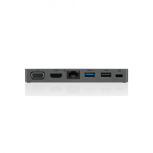 Lenovo 4X90S92381 piezīmjdatora dokstacija/savienotāju replikators Vadu USB 3.2 Gen 1 (3.1 Gen 1) Type-C Grey