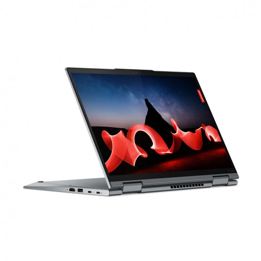 Lenovo ThinkPad X1 Yoga Intel® Core™ i7 i7-1355U hibrīds (divi vienā) 35,6 cm (14") skārienjūtīgais ekrāns WUXGA 16 GB LPDDR5-SDRAM 512 GB SSD Wi-Fi 6E (802.11ax) Windows 11 Pro Gray