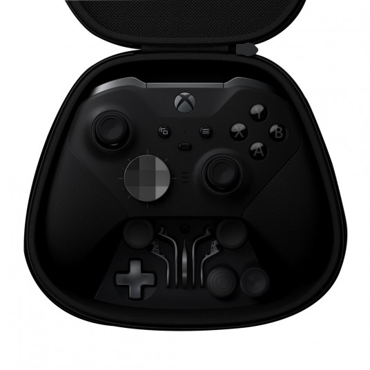 Microsoft Elite Series 2 Black Bluetooth/USB Gamepad Analog / Digital Android, PC, Xbox One, Xbox One X