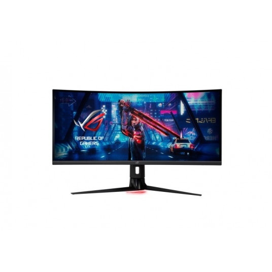 ASUS ROG Strix XG349C Gaming 34 collu UWQHD IPS WLED Curved 1900R 180Hz 400cd/m2 1ms 1000:1 HDMI DP USB Type C 2xUSB 3.0 2x2W skaļrunis