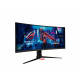 ASUS ROG Strix XG349C Gaming 34 collu UWQHD IPS WLED Curved 1900R 180Hz 400cd/m2 1ms 1000:1 HDMI DP USB Type C 2xUSB 3.0 2x2W skaļrunis