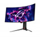 ASUS ROG Swift OLED PG34WCDM 34 collu OLED izliekts 800R 21:9 240Hz 450cd/m2 0.03ms 2xHDMI DP USB-C USB koncentrators 2xUSB 3.2 G1 A tipa USB 2.0