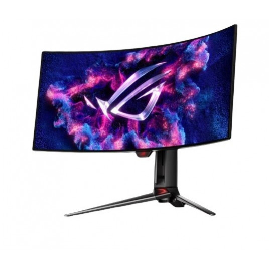 ASUS ROG Swift OLED PG34WCDM 34 collu OLED izliekts 800R 21:9 240Hz 450cd/m2 0.03ms 2xHDMI DP USB-C USB koncentrators 2xUSB 3.2 G1 A tipa USB 2.0