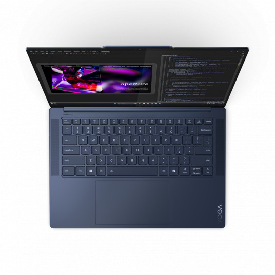 Klēpjdators Lenovo Yoga Slim 7 14Q8X9 14.5" 3K (2944X1840) OLED 16GB RAM, 512GB SSD, QUALCOMM ADRENO GPU, W11H, 83ED002UMH