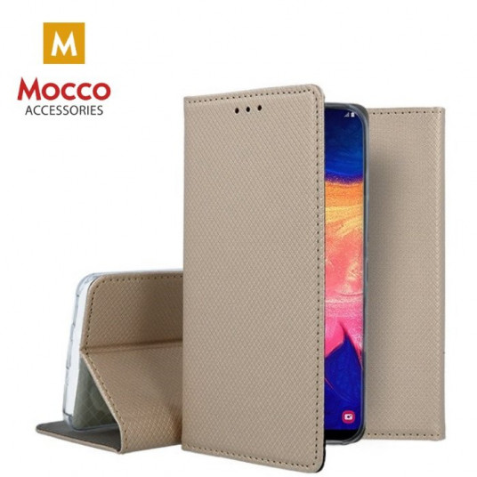 Mocco Smart Magnet Book Case For Samsung Galaxy S20 Ultra / Samsung Galaxy S11 Plus Gold