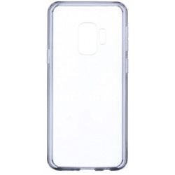 Devia Shockproof Silicone Back Case For Samsung G965 Galaxy S9 Plus Transparent - Black