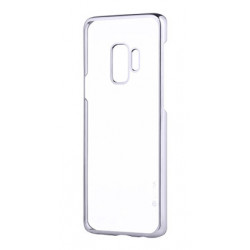 Devia Glitter Soft Silicone Back Case For Samsung G965 Galaxy S9 Plus Transparent - Silver