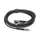 IBOX KABELIS IKUTC100 USB-C PD100W 2M