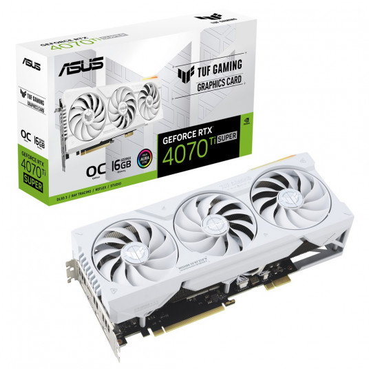 ASUS TUF RTX4070TI SUPER OC 16GB BTF WH