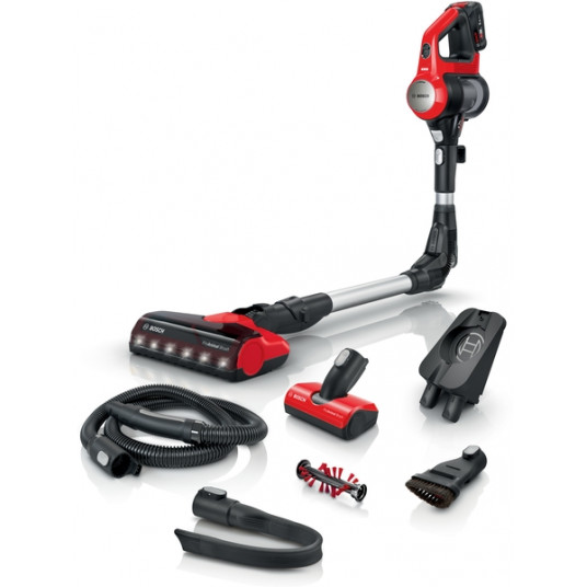 Bosch Unlimited 7 ProAnimal putekļu sūcējs BBS711ANM Handstick, 18 V, darbības laiks (maks.) 40 min, sarkans