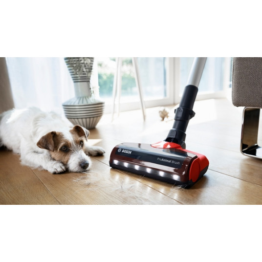 Bosch Unlimited 7 ProAnimal putekļu sūcējs BBS711ANM Handstick, 18 V, darbības laiks (maks.) 40 min, sarkans