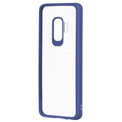 Devia Pure Style Silicone Back Case For Samsung G960 Galaxy S9 Transparent - Blue