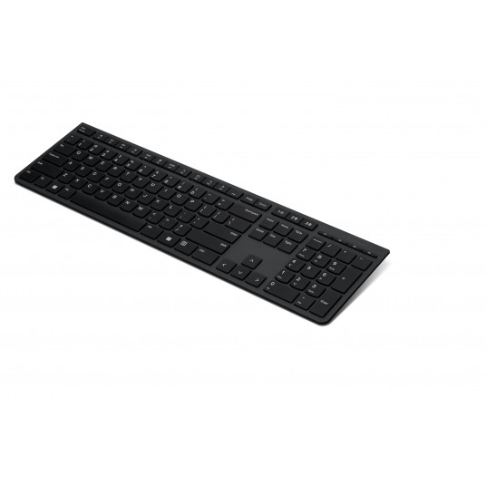 Lenovo Professional bezvadu uzlādējama tastatūra 4Y41K04068 ASV, pelēka, šķērveida slēdža taustiņi