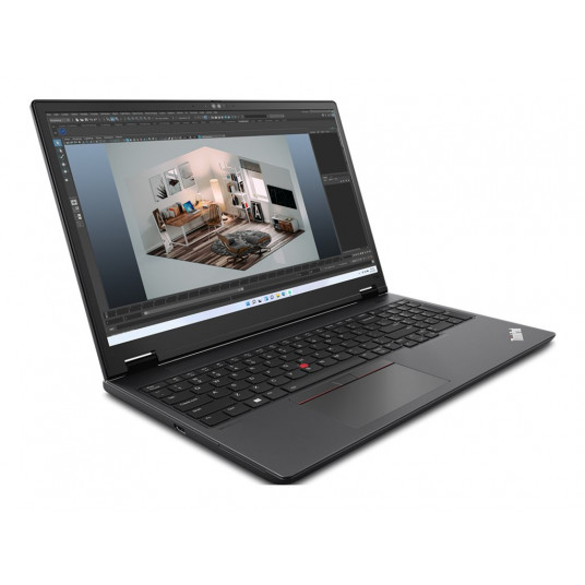 Klēpjdators Lenovo ThinkPad P16v Gen 2 16 WUXGA ULT7-155H/32GB/1TB/NVIDIA RTX 1000 Ada Generation 6GB/WIN11 Pro/Nordic Backlit kbd/Black/FP/3Y garantija